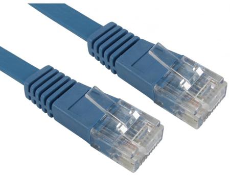 286-3523 RS PRO, 10m Cat5e, Blue RJ45 to Male RJ45 Male, UTP Unshielded, Terminated PVC Sheath
