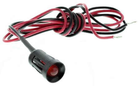 206-851 RS Pro Red LED Indicator, 2 V dc, 5 mm Lamp Size, 8mm Mounting Hole Size