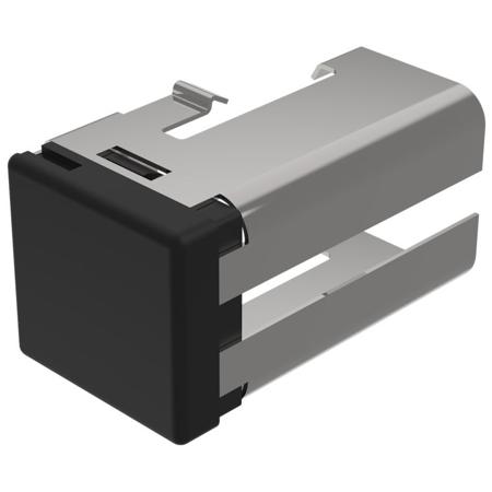 03-921.0 Indicator Lens Rectangle Style, Black, 19 Long