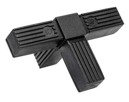 274-1124 RS PRO 4-Way Connector Square Tube Connector, Strut Profile 25 mm