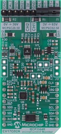 EV17G92A Microchip Evaluation Board Analogue to Digital Converter Evaluation Board