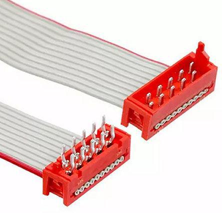 2205071-2 TE Connectivity Micro-Match Ribbon Cable Assembly, Micro-Match MOW Plug to Micro-Match PB Plug, 150.5mm