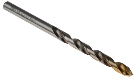 A0026.2 Dormer A002 Series HSS-TiN Twist Drill Bit for Steel, 6.2mm Diameter, 101 mm Overall