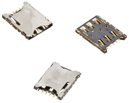 693043020611 Wurth Elektronik 7 Way Nano SIM SIM Card Connector with Solder Termination