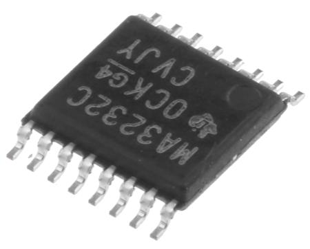 MAX3232CPW Texas Instruments  Line Transceiver, 16-Pin TSSOP