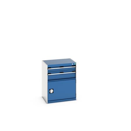 40011044.11V Bott 2 Cabinet, Steel, 800mm x 650mm x 525mm, Blue, Light Grey