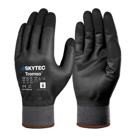 SKG00026FB Skytec Skytec Tromso Black Acrylic, Nylon (Liner) Cold Resistant Work Gloves, Size Extra Small, Microporous Nitrile