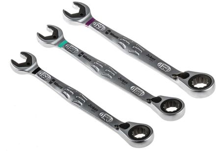 05020091001 Wera 11 Pieces Metric Combination Ratchet Spanner Set