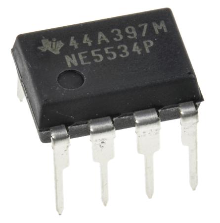 NE5534P  Texas Instruments, Operational Amplifier, 10 MHz, 8-Pin 22 V PDIP