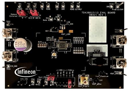 EVALTDA388121VOUTTOBO1 Infineon , EVAL_TDA38812_1VOUT Evaluation Board for TDA38812 for