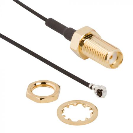 336313-12-0150 Amphenol RF, 3.81 m, 1.13 mm Coaxial, Terminated 50 Ω