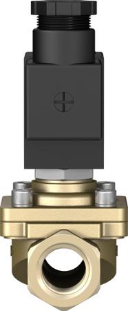 VZWF-B-L-M22C-G12-135-3AP4-10 Festo 2/2 Closed, Monostable Pneumatic Solenoid/Pilot-Operated Control Valve Electrical G 1/2 VZWF Series