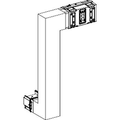 KSA1000DMBK41A Schneider Electric Cross Elbow Busbar Trunking, 290 → 800mm, 1000A, Canalis Series