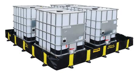 JEN28512BL Justrite PVC Spill Containment for Chemical, 662L Capacity