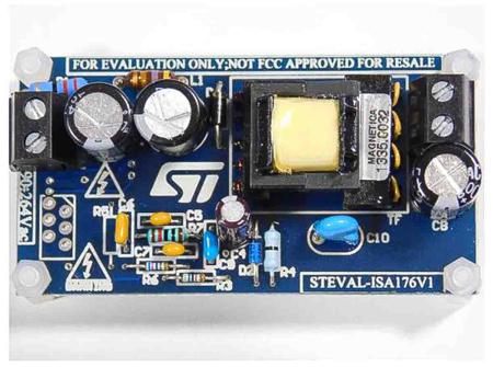 STEVAL-ISA176V1 STMicroelectronics Evaluation Board Power Management for ALTAIR05T-800 for AC-DC Chargers