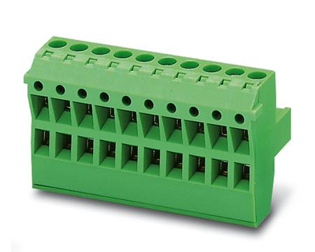 1853036 Phoenix Contact, 5.08mm Pitch, TMSTBP 2.5/ 4-ST-5.08, 4 Way, Pluggable Terminal Block, Plug, Screw Termination,