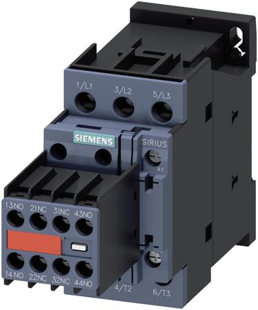 3RT2026-1AL24-3MA0 Siemens 3RT2 Control Relay 3NO, 22 A F.L.C, 40 A Contact Rating, 230 Vac, 3P, SIRIUS