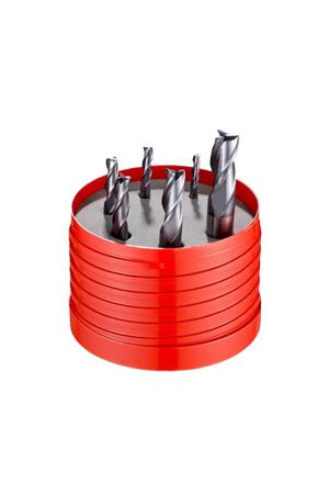 S991SET933 Dormer End Mill, 3 mm, 4 mm, 5 mm, 6 mm, 8 mm, 10 mm Cutter, Solid Carbide