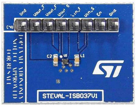 STEVAL-ISB037V1 STMicroelectronics Evaluation Board Power Management for LD39020 for LD39020 High PSRR