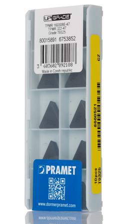 TPMR 160308E-47:T9325 Pramet TPMR Series Lathe Insert, 3.18mm Height, 16.5mm Length