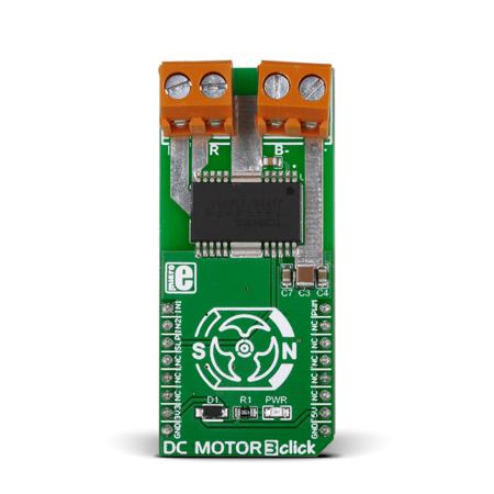 MIKROE-2047 MikroElektronika DC Motor 3 Click DC Motor for TB6549FG for High Power Motors