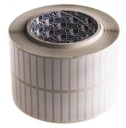 THT-4-423-10 Brady B-423 Polyester White Label Roll, 38.10mm Width, 3.18mm Height, 10000 Qty