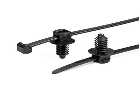 150-31099 HellermannTyton Cable Tie, 200mm x 4.6 mm, Black Nylon, Pk-500units
