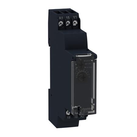 RE17RAMU Schneider Electric RE17R Series DIN Rail Mount Timer Relay, 24 V dc, 24 → 240V ac, 2-Contact, 0.1 s →