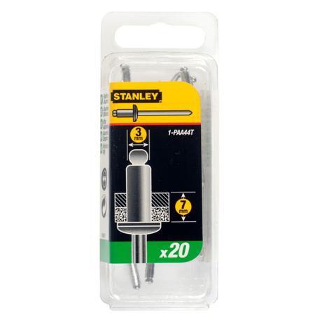 1-PAA44T Stanley Aluminium Rivet Set Rivet, 3mm