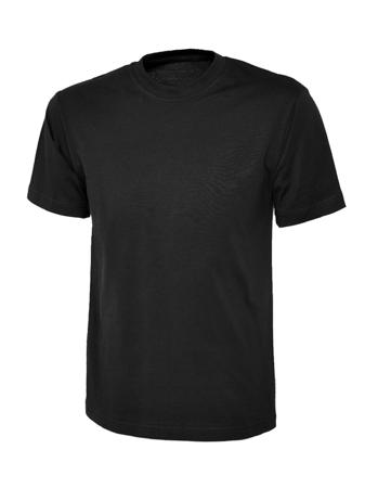 285-4866 RS PRO Black 100% Cotton Short Sleeve T-Shirt, UK- XXL