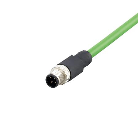 E12510 ifm electronic Male 1 way M12 to Unterminated Unterminated Actuator/Sensor Cable, 2 m