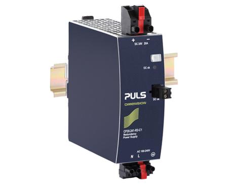CP20-241-R2-C1 PULS CP20 DIN Rail Power Supply, 240V ac, dc Input, 24V dc Output, 20A Output, 480W