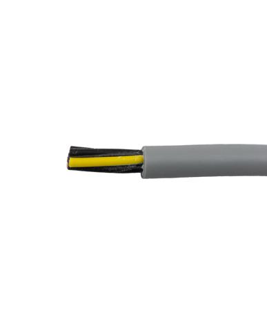 470097YY GE321 Alpha Wire Pro-Met Control Cable, 9 Cores 0.75 mm² 18 AWG, Unscreened, 50 m, Grey Polyvinyl Chloride Sheath