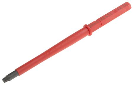 003434 Wera Torx Insulated Screwdriver Blade, T25 Tip, 154 mm Blade, VDE/1000V
