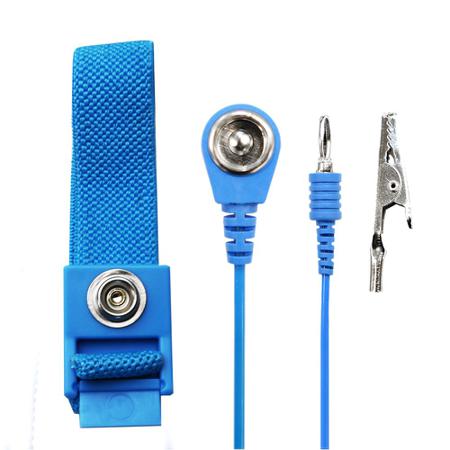 218-536 RS PRO ESD Grounding Wrist Strap With 10 mm Stud