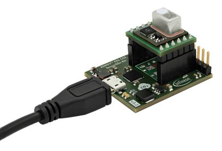 EVALCO25VSENSOR2GOTOBO1 Infineon XENSIV PAS CO2 5V Sensor2Go Evaluation Kit for  for HVAC, Smart Fridge