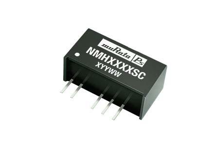 NMH2405SC Murata Power Solutions NMH 2W Isolated DC-DC Converter Through Hole, Vin 21.6 → 26.4 V dc, Vout ±5V dc
