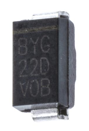 BYG22D-E3/TR3 Vishay 200 V 2 A Diode Switching 2-Pin DO-214AC