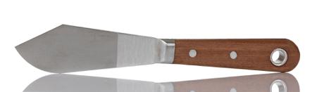 251-1189 Wood 115 mm Putty Knife Scraper  With Polished Blade