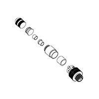 1201000001 Brad, 5 Pole Cable Mount M12 Connector Socket, Female Contacts, IP67