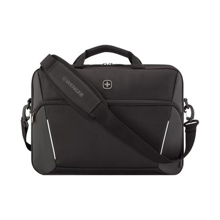 653299 Wenger XE Compact Brief 16in  Laptop Laptop Bag, Black