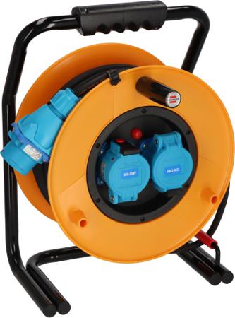 1243541 brennenstuhl 25m 2 Socket CEE 230 V-30 A Cable Reel Open Reel, 230 V, IP44