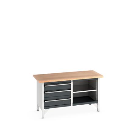 41002166-19V Bott 41002166.19V Sheet Steel Workbench, 840mm x 750mm x 1500mm