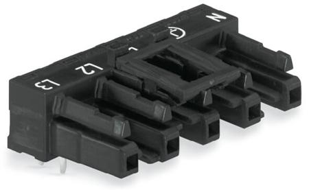 770-805-011-000 WAGO 770 Series Angled PCB Mount PCB Socket, 5-Contact, 1-Row, 10mm Pitch, Cage Clamp Termination