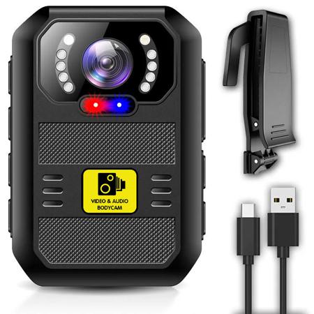 227-838 RS PRO Both IR Battery Powered Wifi Body Camera, 1920 x 1080 pixels Resolution