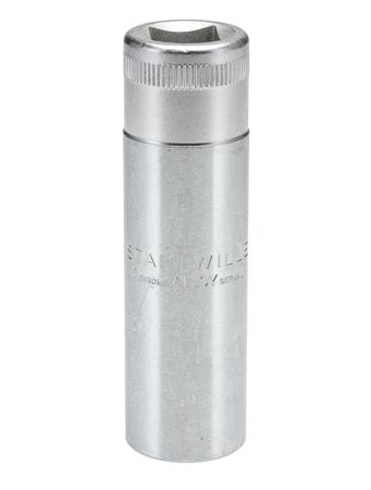 03020017 STAHLWILLE 1/2 in Drive 17mm Deep Socket, 12 point, 83 mm Overall Length