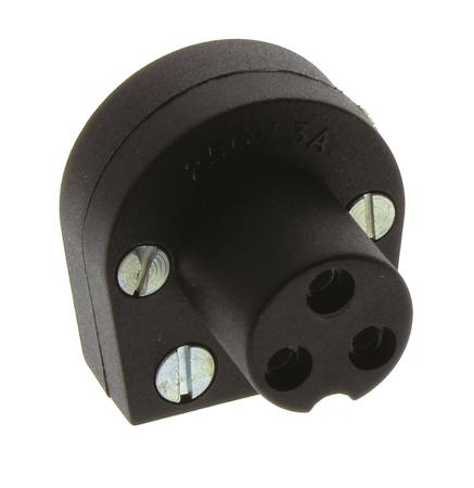 PX0430/SE Bulgin Miniature Power Connector Panel Mount, Solder Termination, 3A, 250 V ac