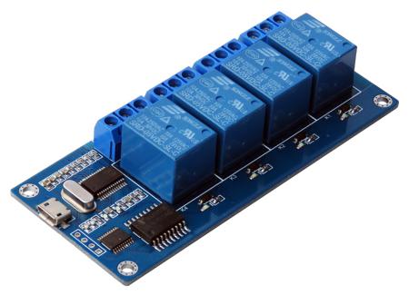 USB-RELAY04 Seeit  Relay for Relay Control Card for TTL, Arduino, Raspberry Pi, PIC, AVR