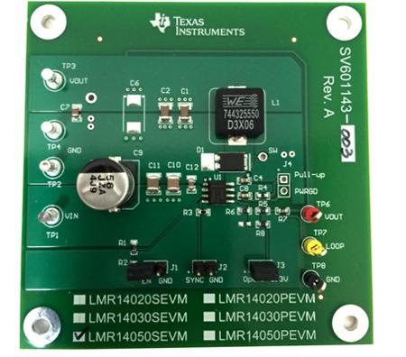 LMR14050SEVM Texas Instruments Step-Down Converter Evaluation Module Step Down Converter for LMR14050S for LMR14050