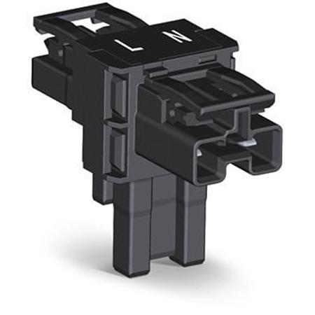 770-1606 WAGO 770 Series Distribution Connector, 2-Pole, Female, Male, Cable Mount, 25A, IP20